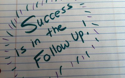 Persist As The Money Is In The Follow Up!!