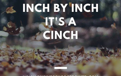 Inch By Inch It’s a Cinch