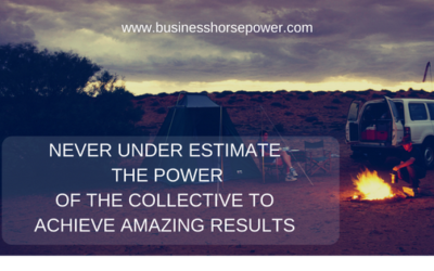 Don’t Under Estimate the Power of The Collective….