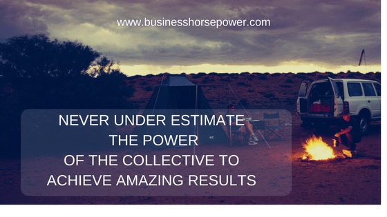 Don’t Under Estimate the Power of The Collective….