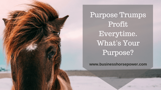 Purpose Trumps Profit Everytime