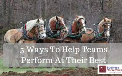 5 Ways To Help Teams Perform At Their Best