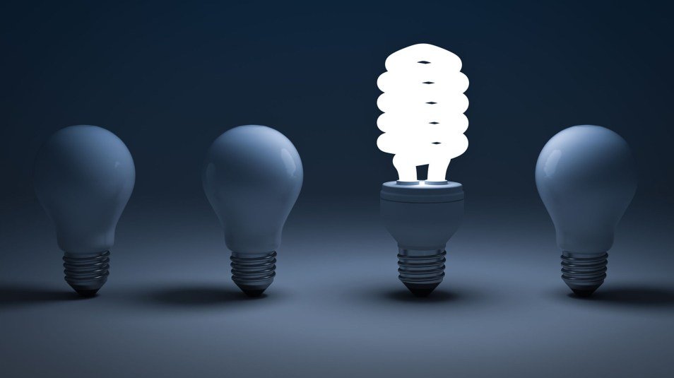 Light bulb in different forms
