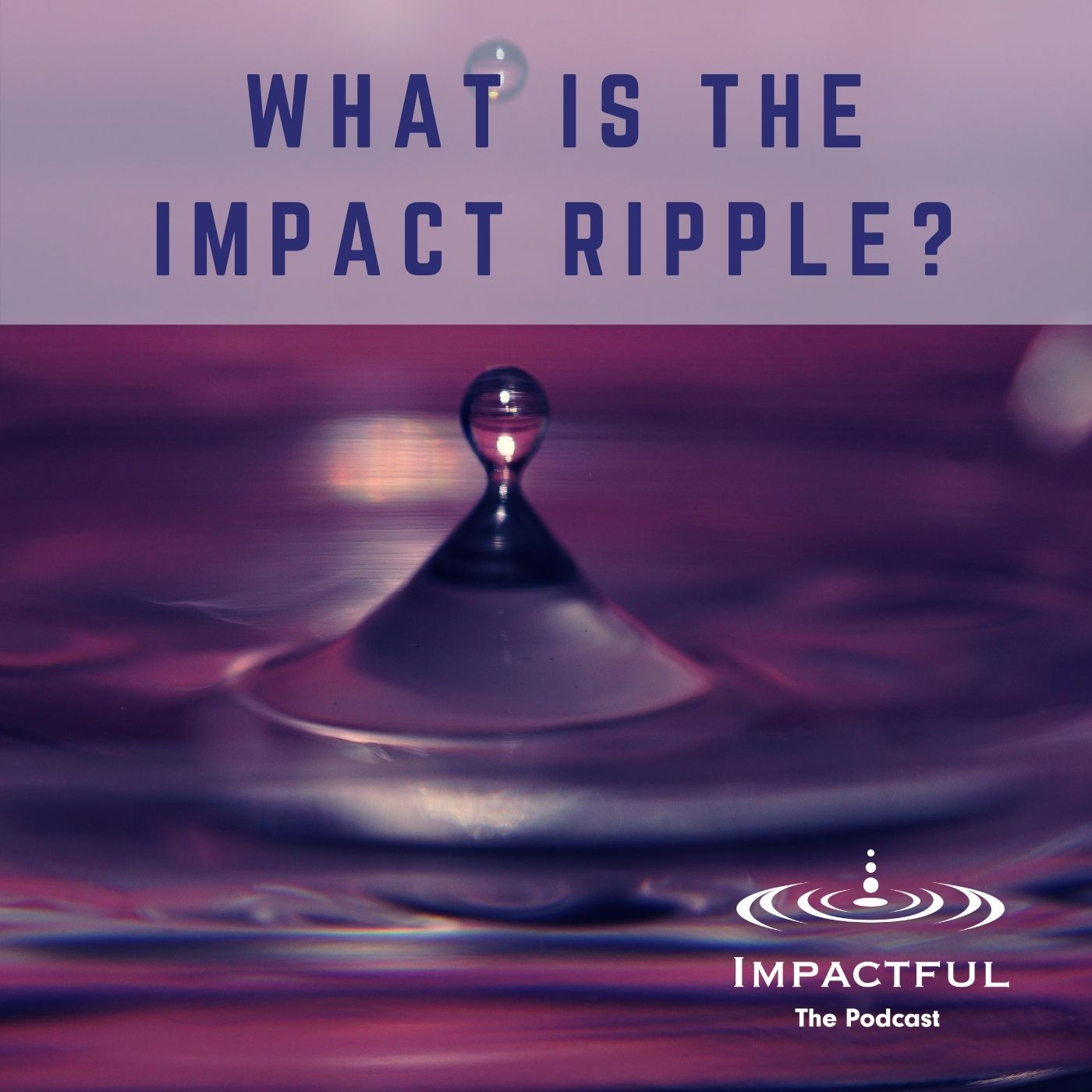 Impact Ripple In the Water
