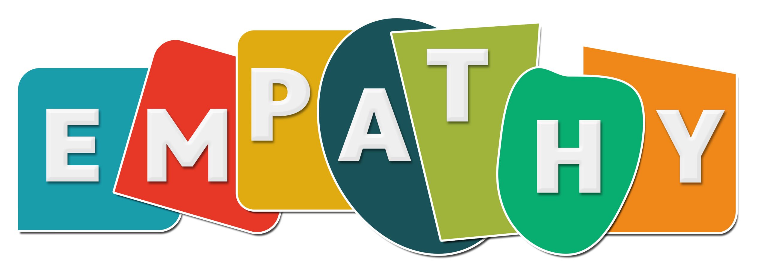 word empathy written in colour