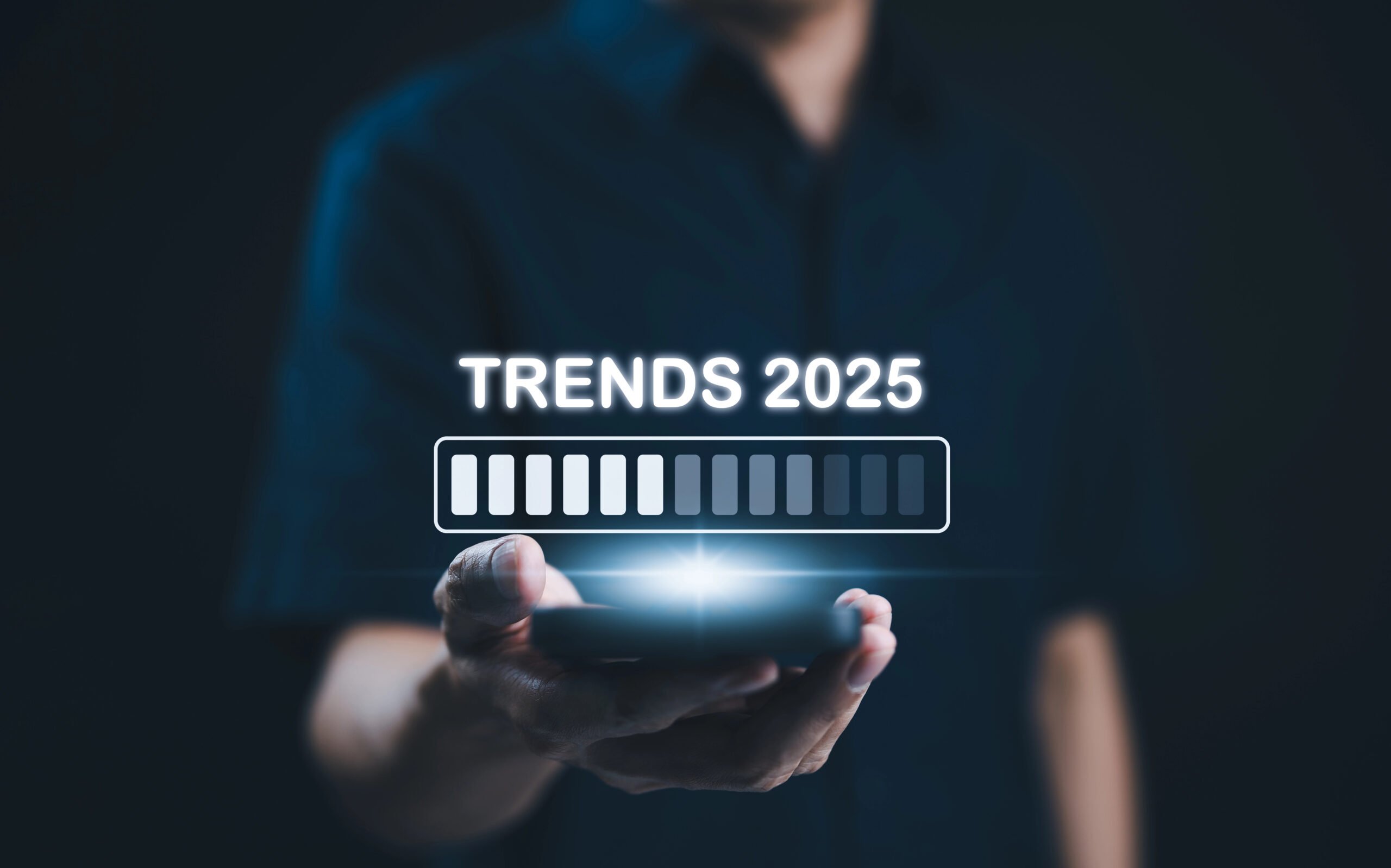 Words Trends 2025 and a bar